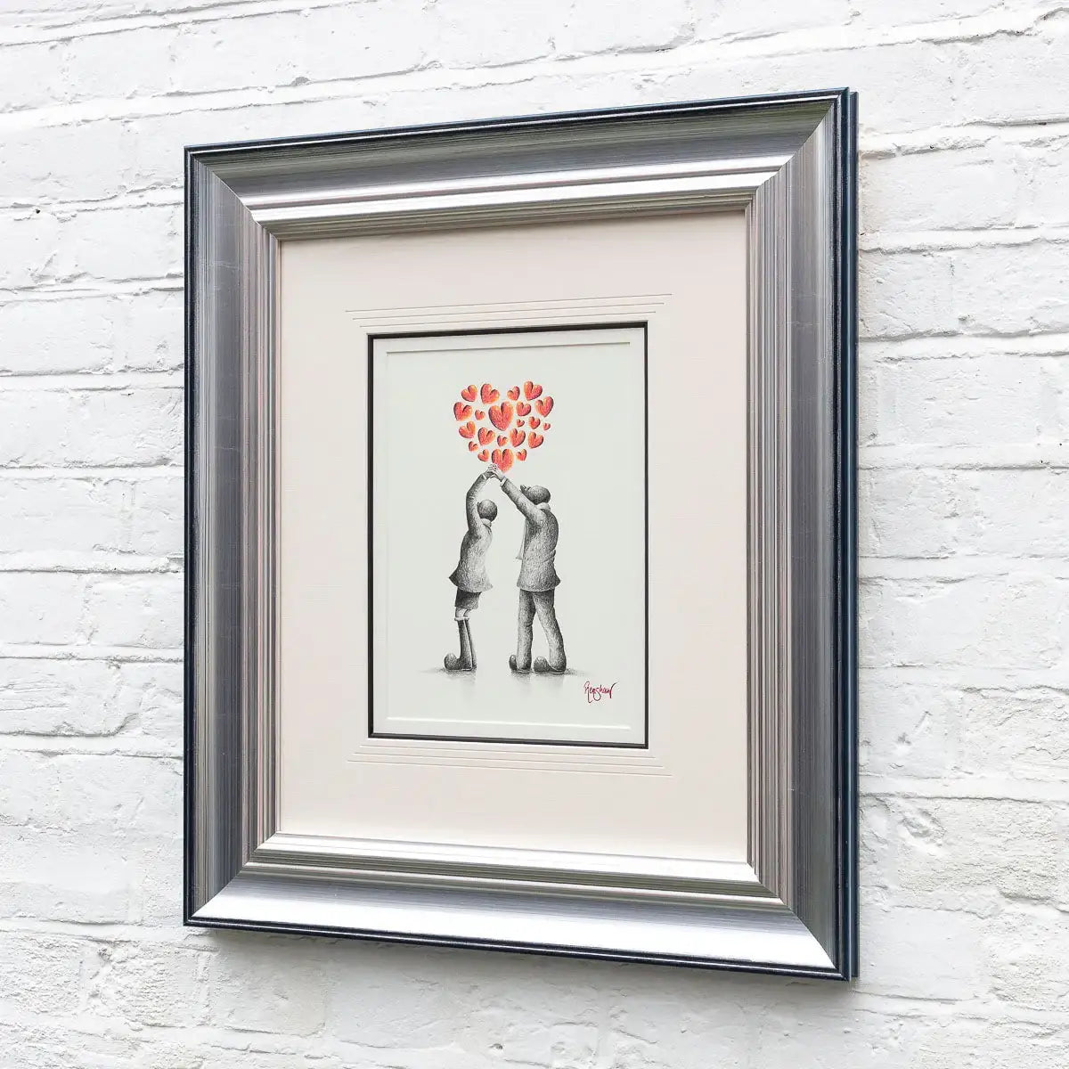 Dance With Me Tonight - Original Sketch by artist David Renshaw - Wyecliffe Galleries