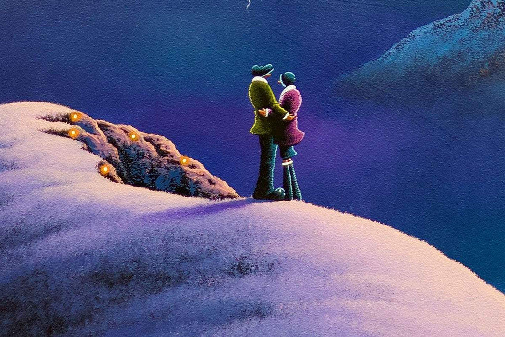 Dancing Lights, Awaken Our Love Within - Original - SOLD by artist David Renshaw - Wyecliffe Galleries