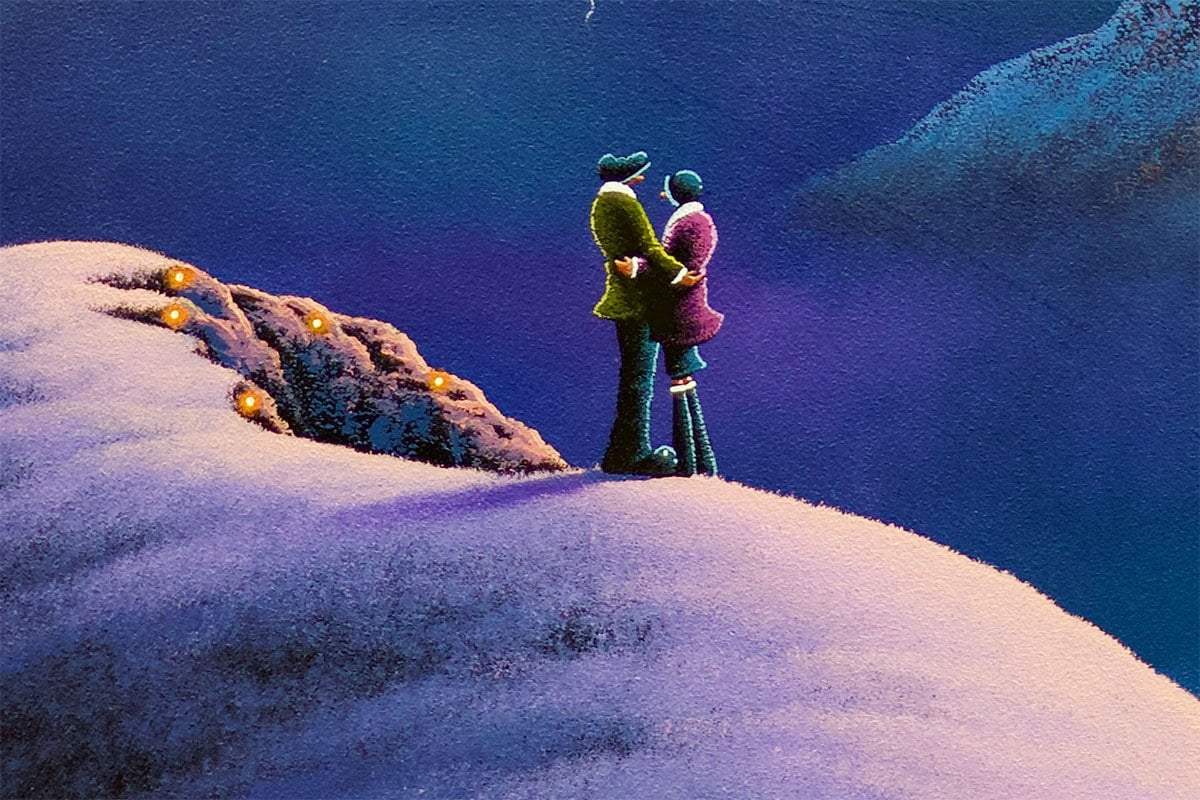 Dancing Lights, Awaken Our Love Within - Original - SOLD by artist David Renshaw - Wyecliffe Galleries