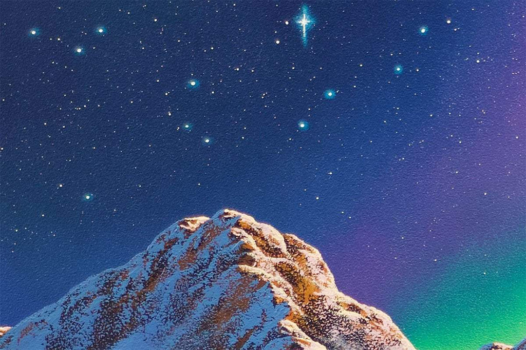 Dancing Lights, Awaken Our Love Within - Original - SOLD by artist David Renshaw - Wyecliffe Galleries