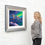 Dancing Lights, Awaken Our Love Within - Original - SOLD by artist David Renshaw - Wyecliffe Galleries