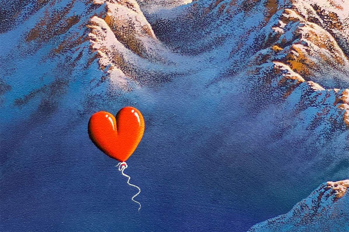 Dancing Lights, Awaken Our Love Within - Original - SOLD by artist David Renshaw - Wyecliffe Galleries