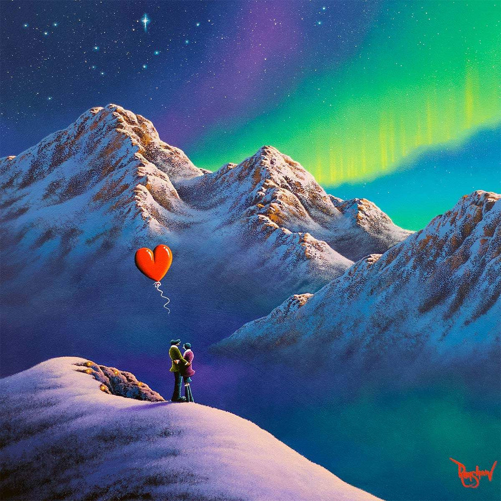 Dancing Lights, Awaken Our Love Within - Original - SOLD by artist David Renshaw - Wyecliffe Galleries