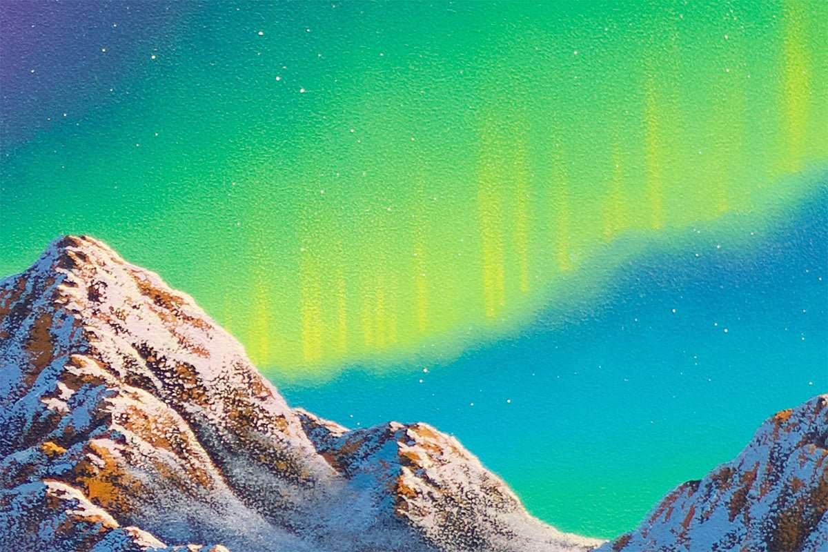 Dancing Lights, Awaken Our Love Within - Original - SOLD by artist David Renshaw - Wyecliffe Galleries