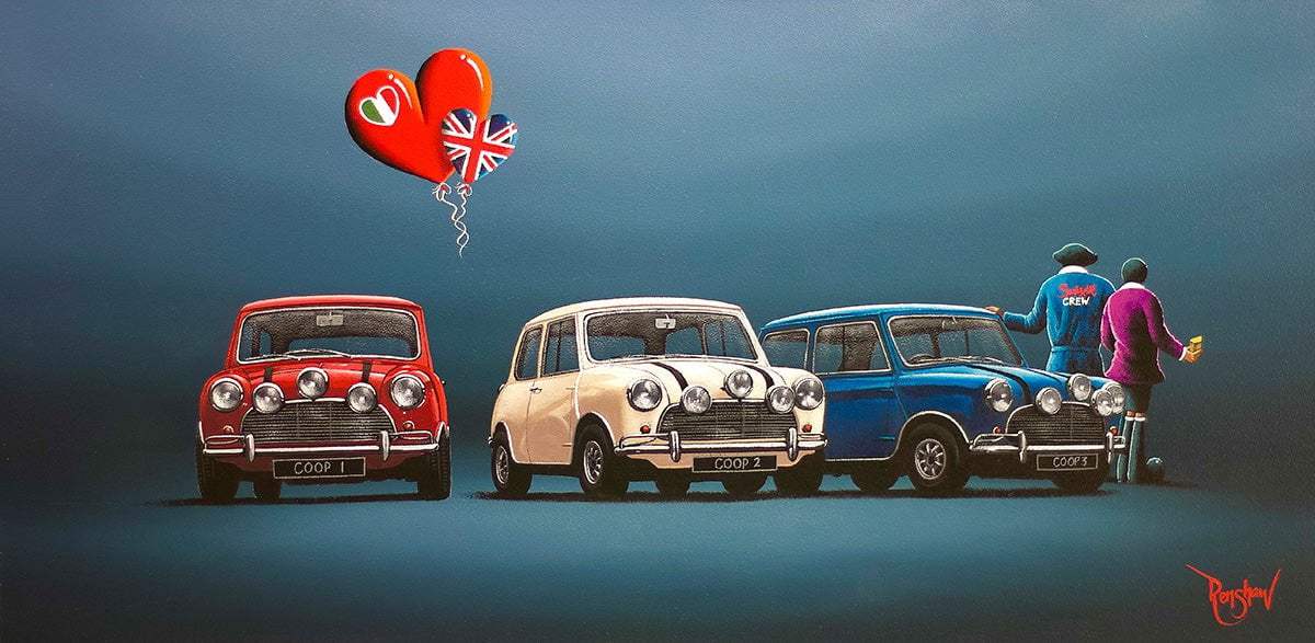 Doris, I've Got A Plan... - Original - SOLD by artist David Renshaw - Wyecliffe Galleries