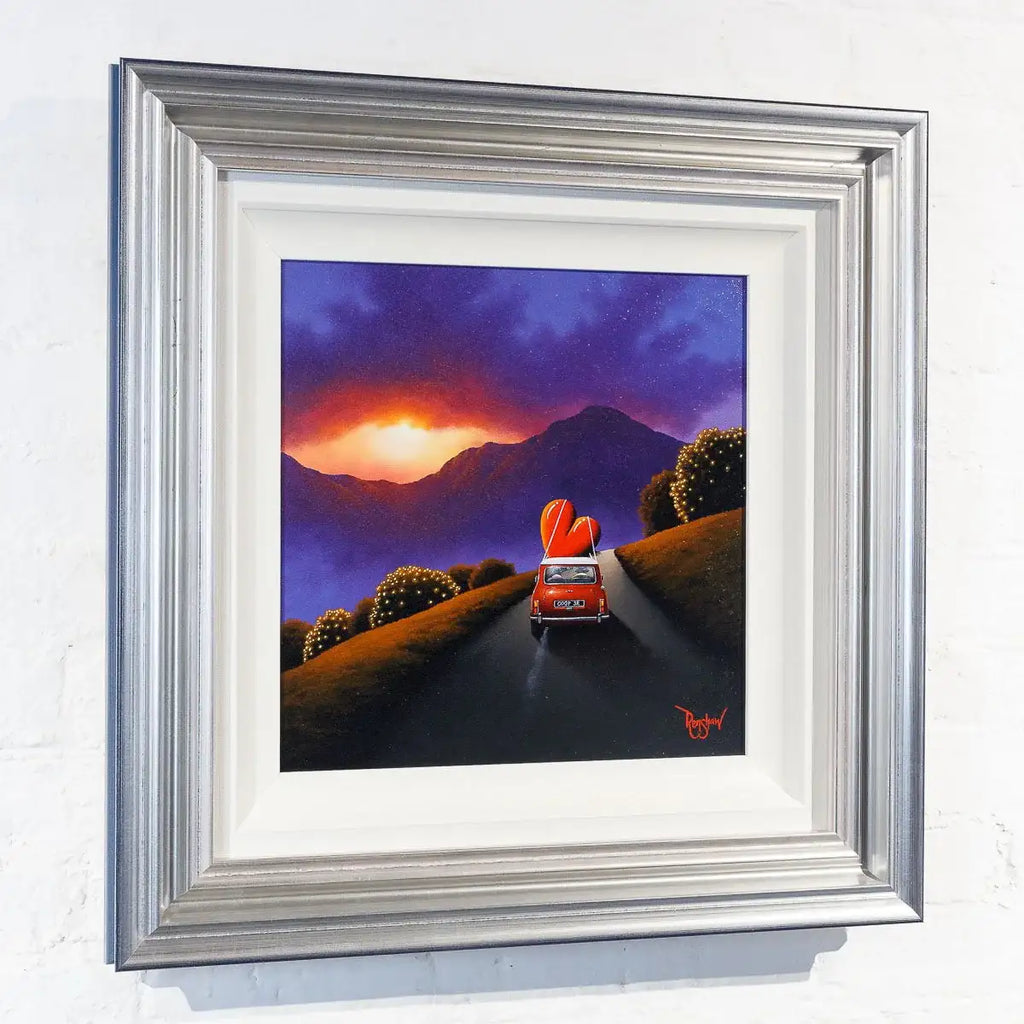 Driving With My Love - Original - SOLD by artist David Renshaw - Wyecliffe Galleries