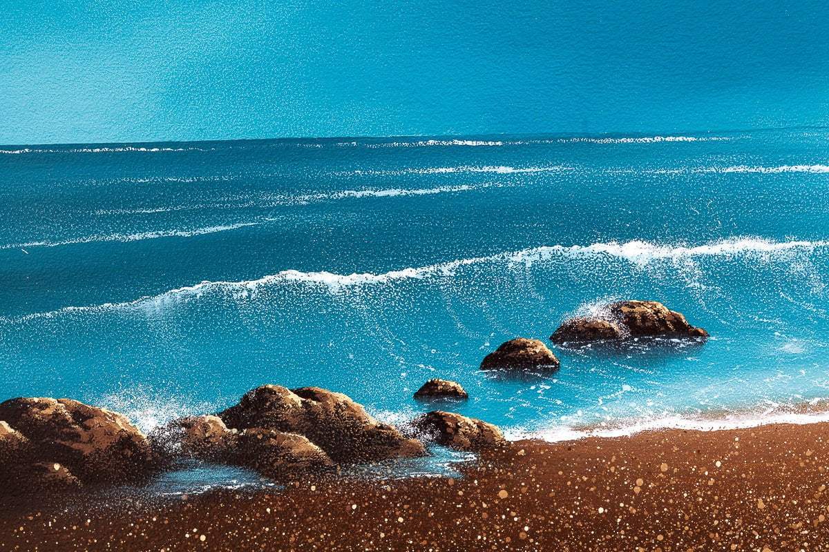 Ebb And Flow Of Our Love - Original - SOLD by artist David Renshaw - Wyecliffe Galleries