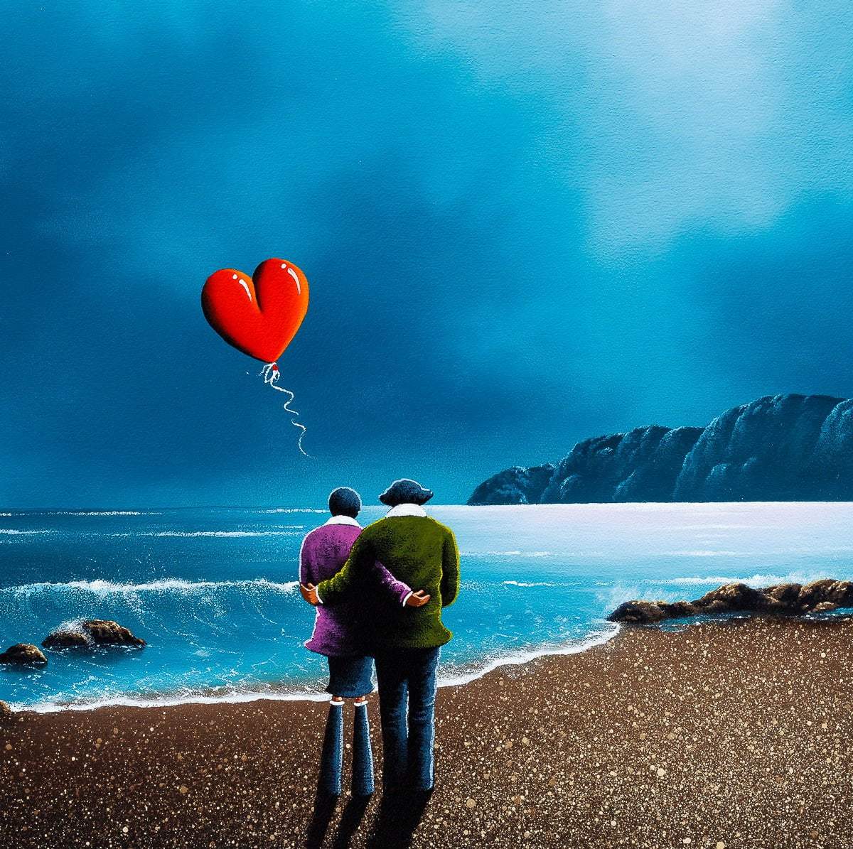 Ebb And Flow Of Our Love - Original - SOLD by artist David Renshaw - Wyecliffe Galleries