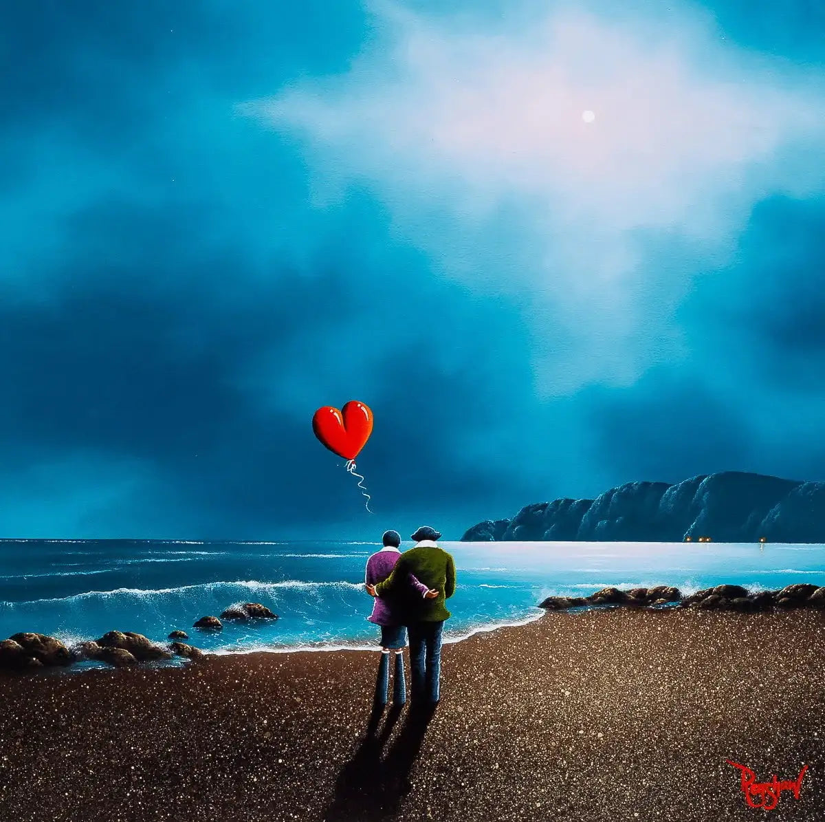Ebb And Flow Of Our Love - Original - SOLD by artist David Renshaw - Wyecliffe Galleries