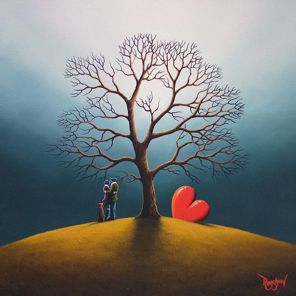 Embraced In Nature's Warm Hug - Original by artist David Renshaw - Wyecliffe Galleries