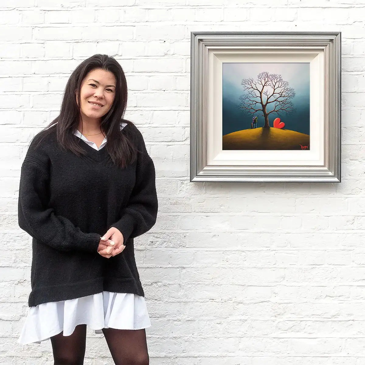 Embraced In Nature's Warm Hug - Original by artist David Renshaw - Wyecliffe Galleries