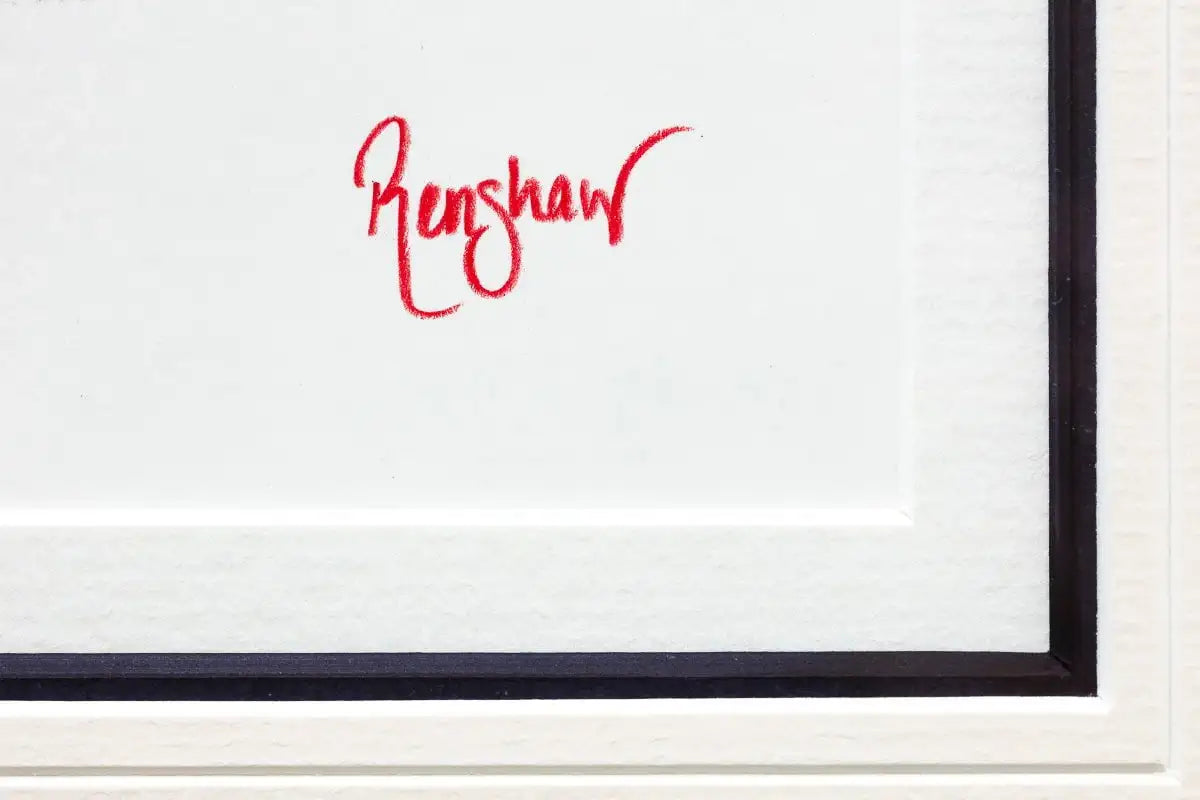 Embraced In Your Love - Original Sketch - SOLD by artist David Renshaw - Wyecliffe Galleries