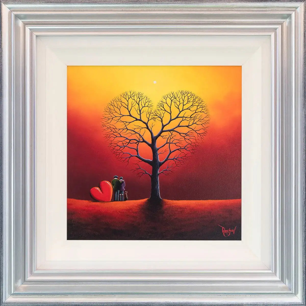 Embraced Within Nature's Love - Original - SOLD by artist David Renshaw - Wyecliffe Galleries