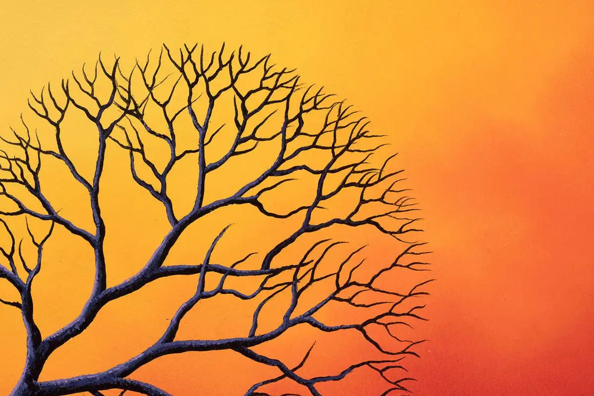 Embraced Within Nature's Love - Original - SOLD by artist David Renshaw - Wyecliffe Galleries