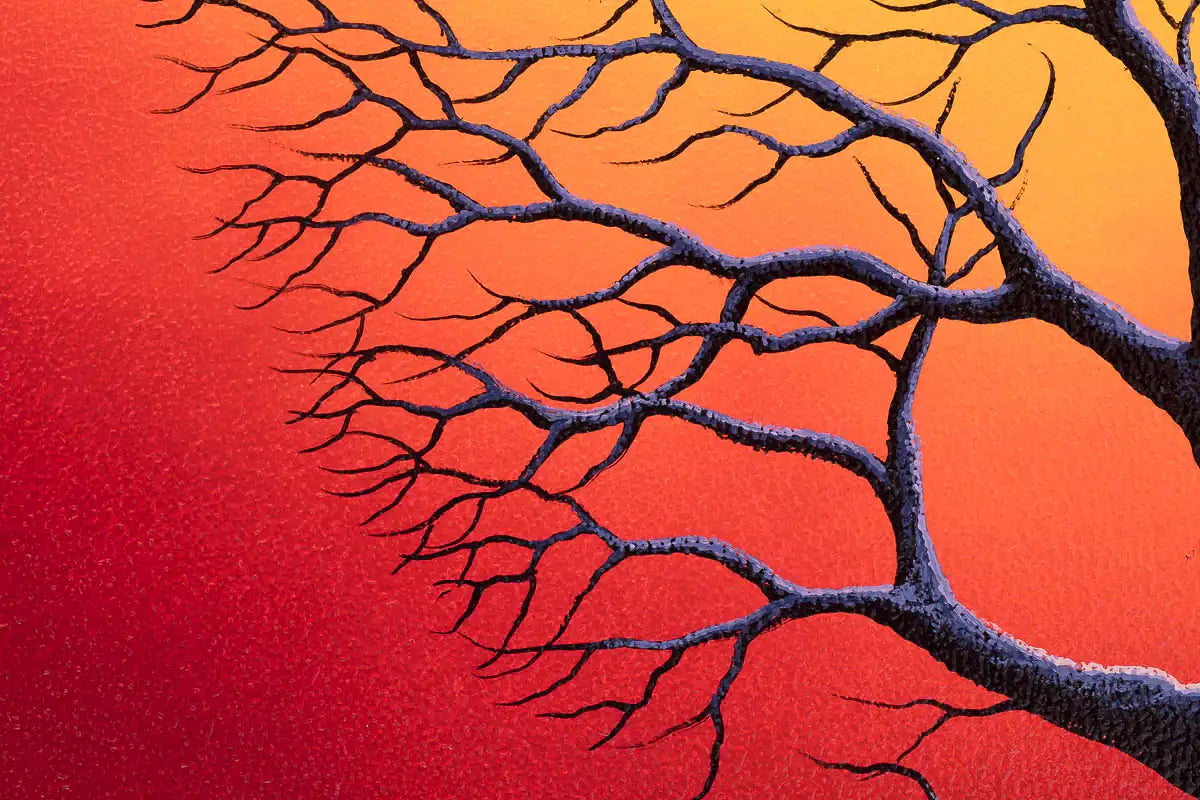 Embraced Within Nature's Love - Original - SOLD by artist David Renshaw - Wyecliffe Galleries