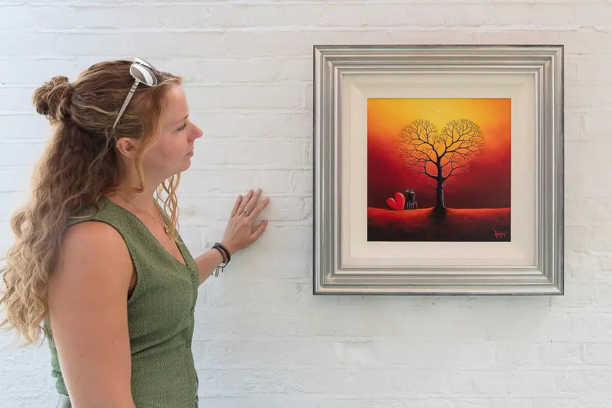 Embraced Within Nature's Love - Original - SOLD by artist David Renshaw - Wyecliffe Galleries