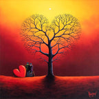 Embraced Within Nature's Love - Original - SOLD by artist David Renshaw - Wyecliffe Galleries
