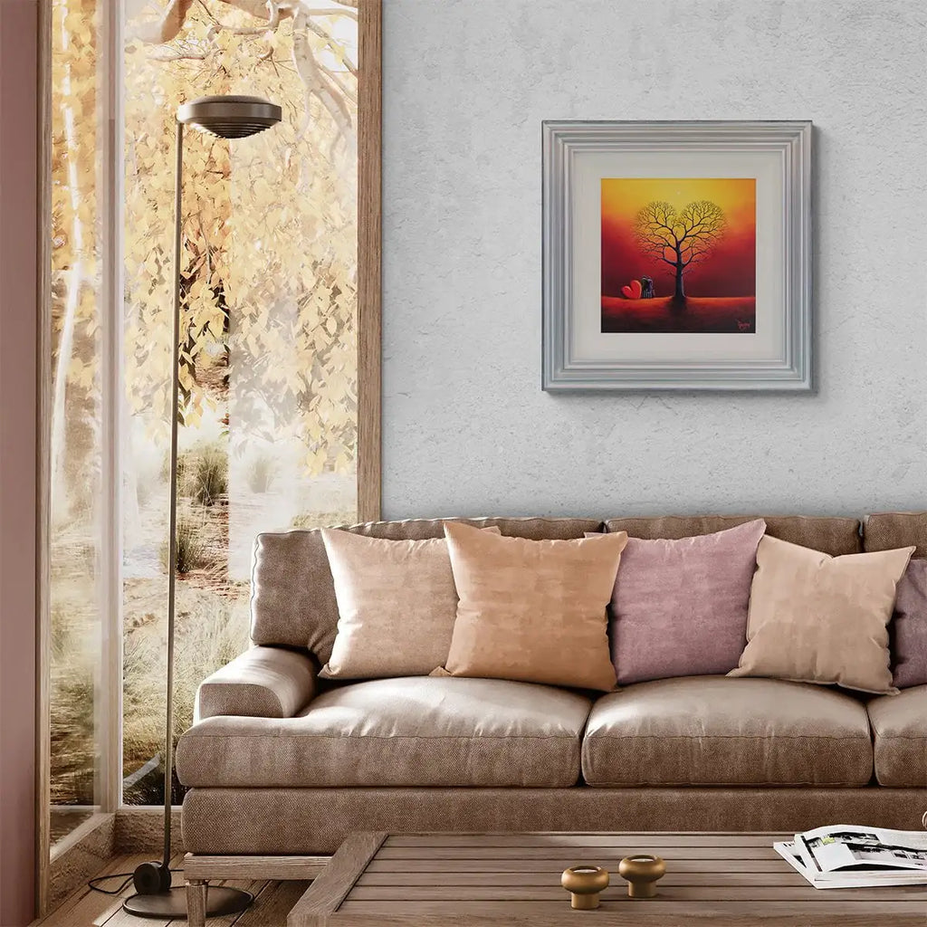 Embraced Within Nature's Love - Original - SOLD by artist David Renshaw - Wyecliffe Galleries