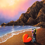 Embracing My Love - Original - SOLD by artist David Renshaw - Wyecliffe Galleries