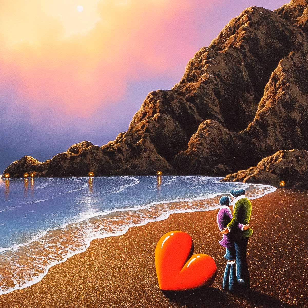 Embracing My Love - Original - SOLD by artist David Renshaw - Wyecliffe Galleries