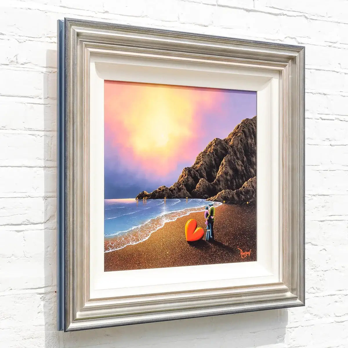 Embracing My Love - Original - SOLD by artist David Renshaw - Wyecliffe Galleries