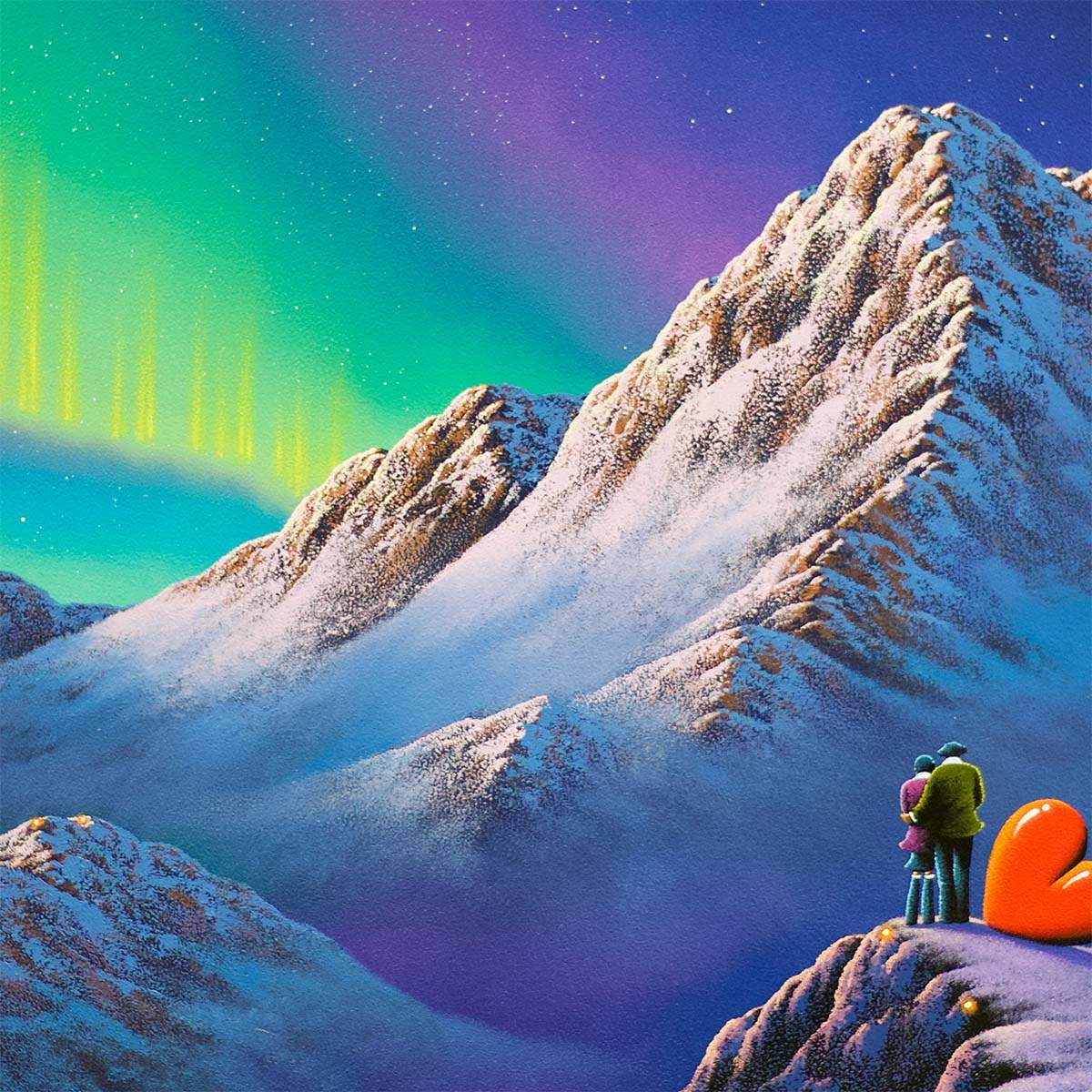 Embracing Nature's Grand Performance - Original - SOLD by artist David Renshaw - Wyecliffe Galleries