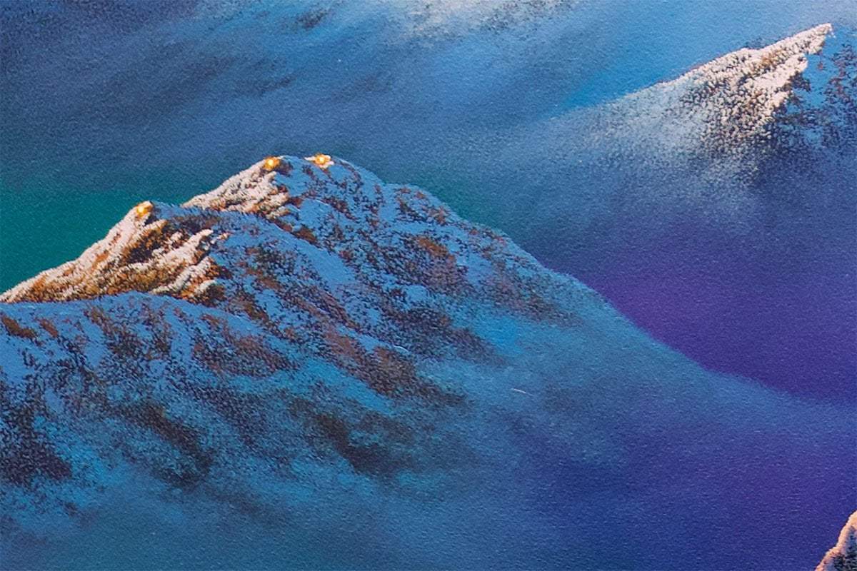 Embracing Nature's Grand Performance - Original - SOLD by artist David Renshaw - Wyecliffe Galleries