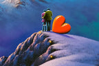 Embracing Nature's Grand Performance - Original - SOLD by artist David Renshaw - Wyecliffe Galleries