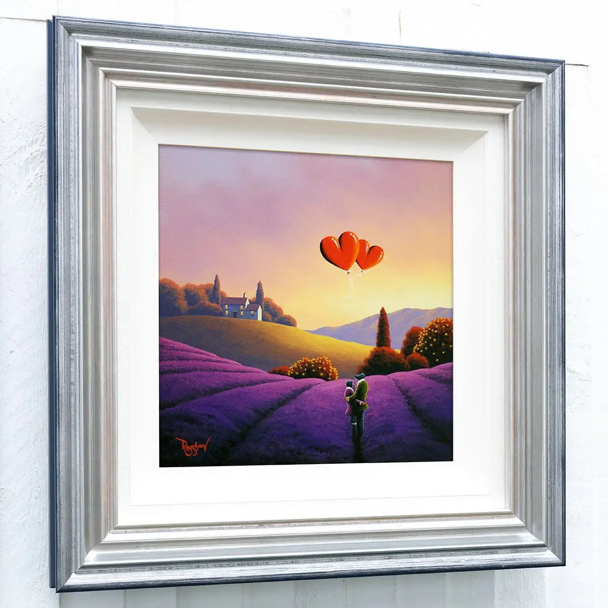 Embracing Our Love - Original - SOLD by artist David Renshaw - Wyecliffe Galleries