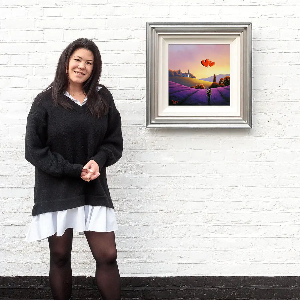 Embracing Our Love - Original - SOLD by artist David Renshaw - Wyecliffe Galleries