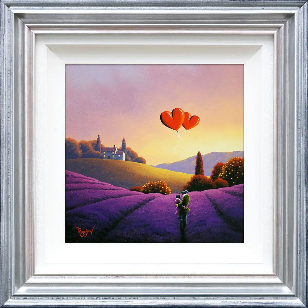Embracing Our Love - Original - SOLD by artist David Renshaw - Wyecliffe Galleries