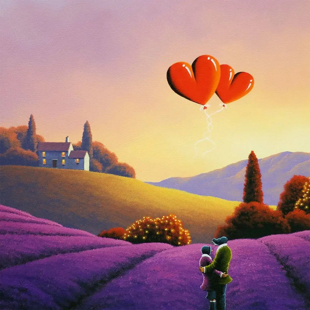 Embracing Our Love - Original - SOLD by artist David Renshaw - Wyecliffe Galleries