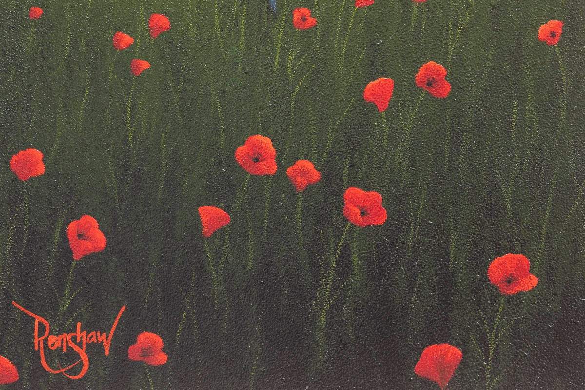 Embracing The Moment - Original - SOLD by artist David Renshaw - Wyecliffe Galleries