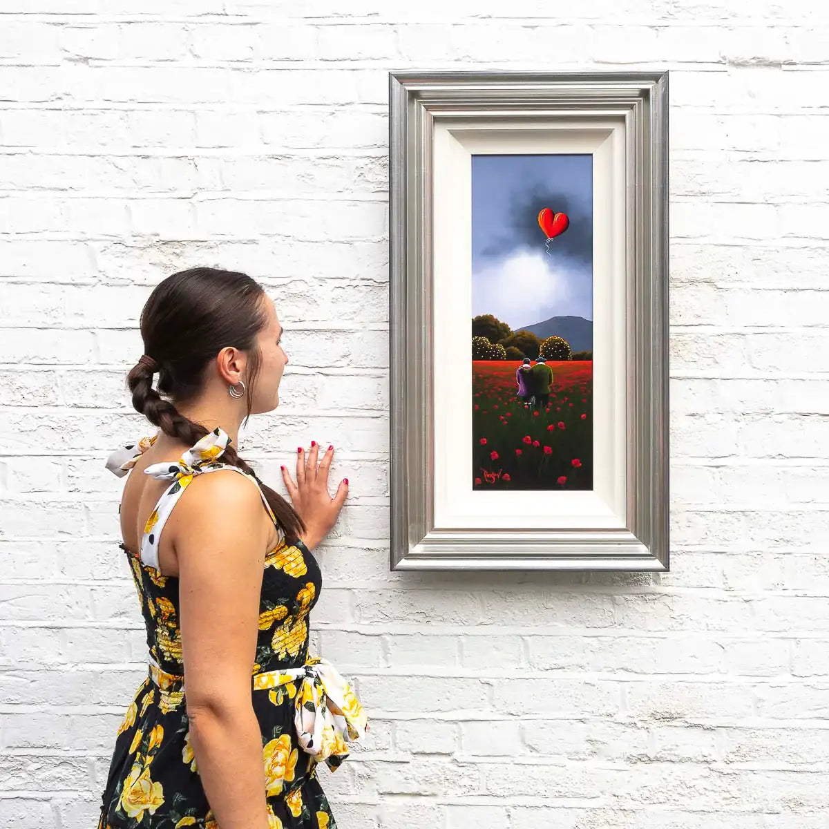 Embracing The Moment - Original - SOLD by artist David Renshaw - Wyecliffe Galleries