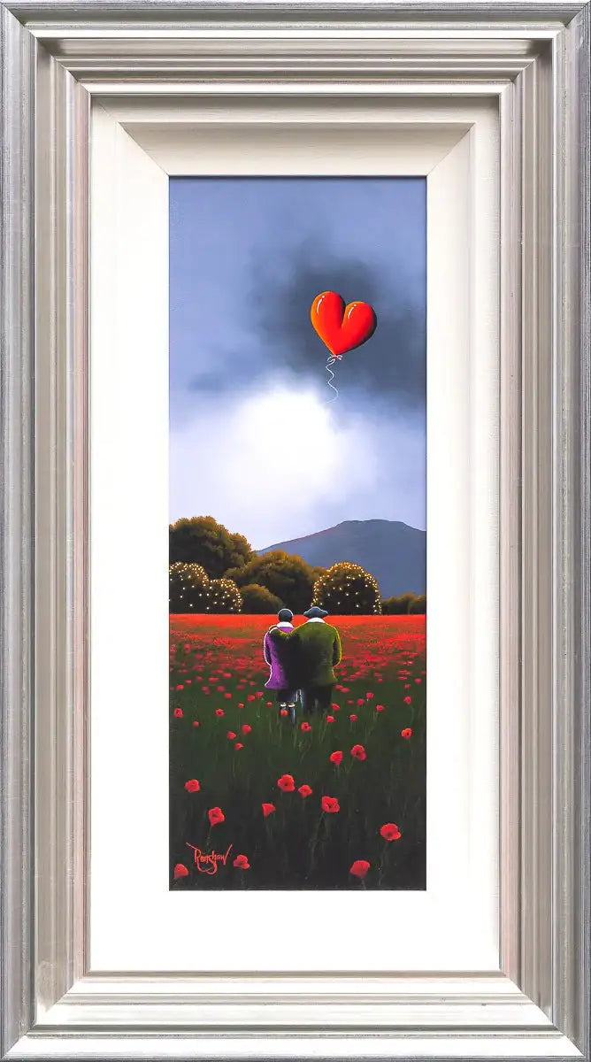 Embracing The Moment - Original - SOLD by artist David Renshaw - Wyecliffe Galleries