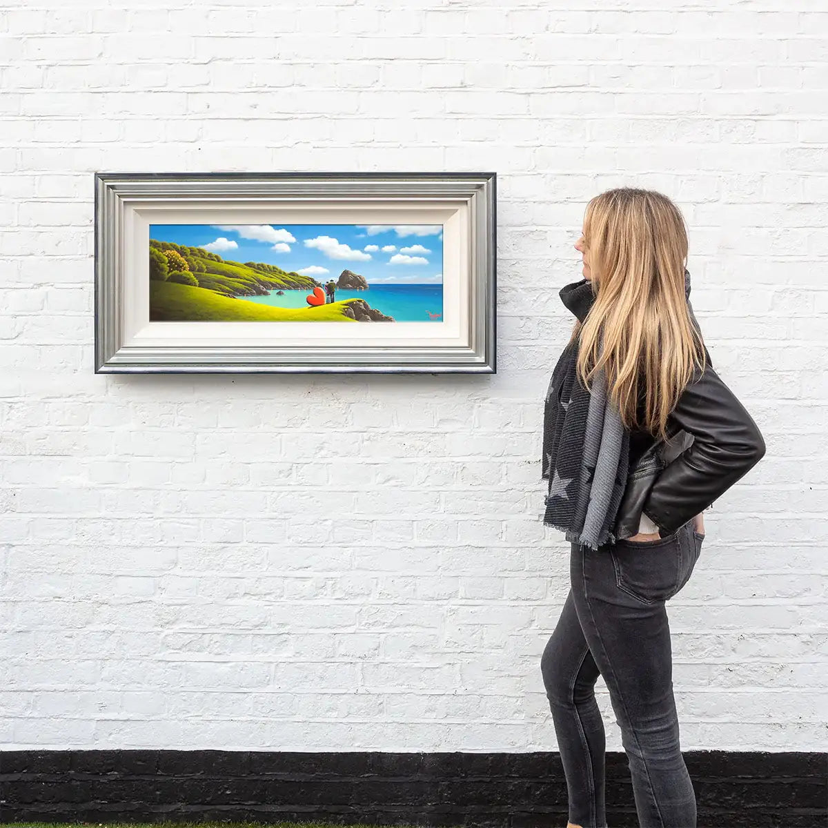 Eternal Shorelines - Original - SOLD by artist David Renshaw - Wyecliffe Galleries