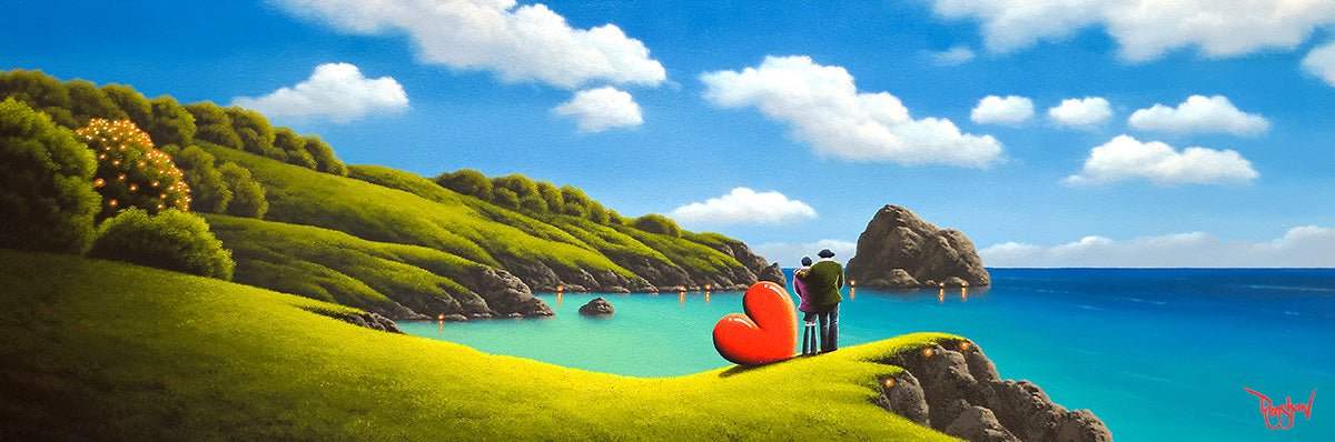 Eternal Shorelines - Original - SOLD by artist David Renshaw - Wyecliffe Galleries