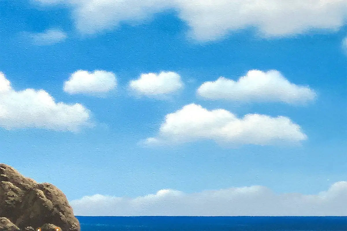 Eternal Shorelines - Original - SOLD by artist David Renshaw - Wyecliffe Galleries