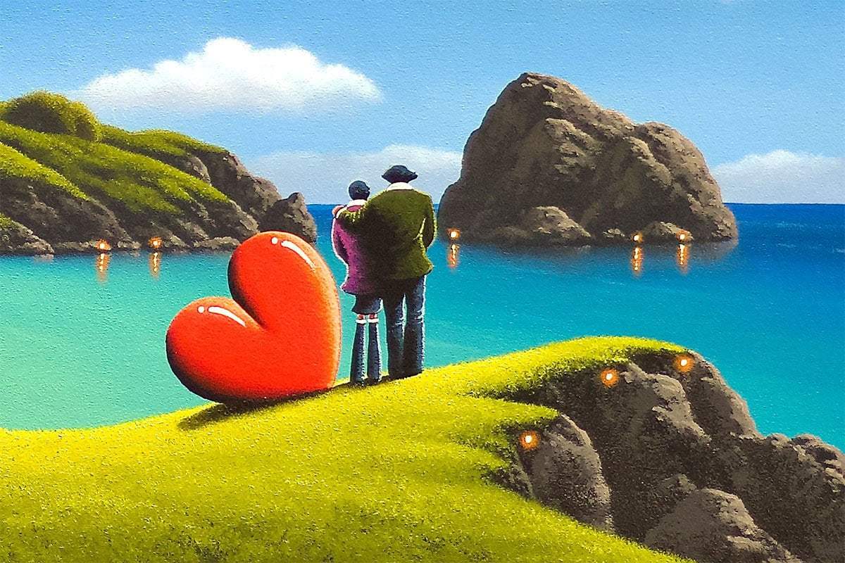 Eternal Shorelines - Original - SOLD by artist David Renshaw - Wyecliffe Galleries