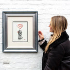 Everyday With You Is A Gift - Original Sketch - SOLD by artist David Renshaw - Wyecliffe Galleries