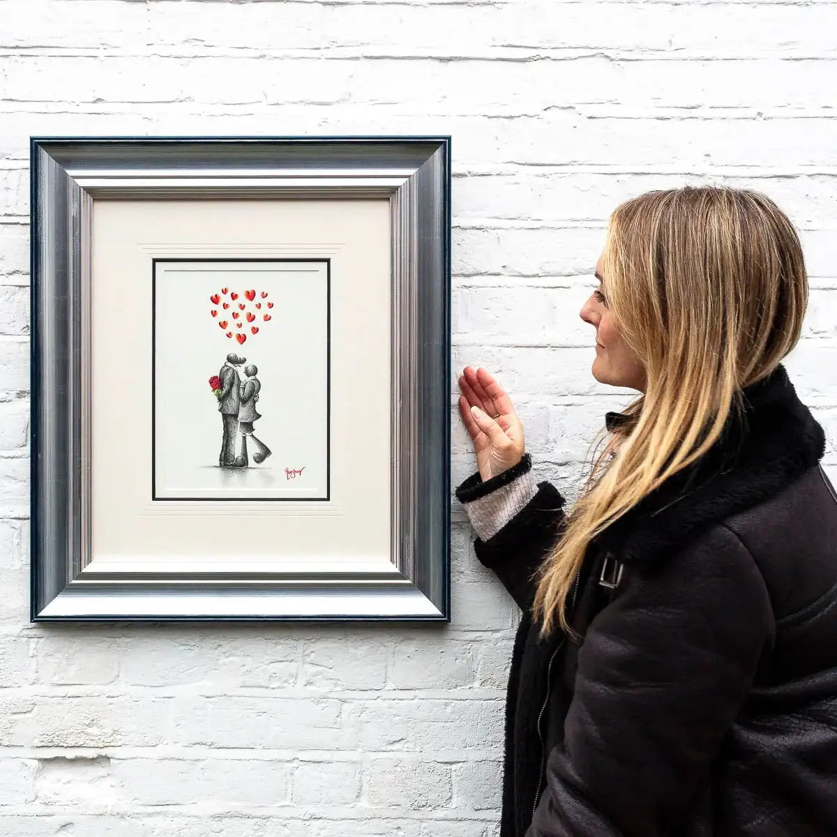 Everyday With You Is A Gift - Original Sketch - SOLD by artist David Renshaw - Wyecliffe Galleries