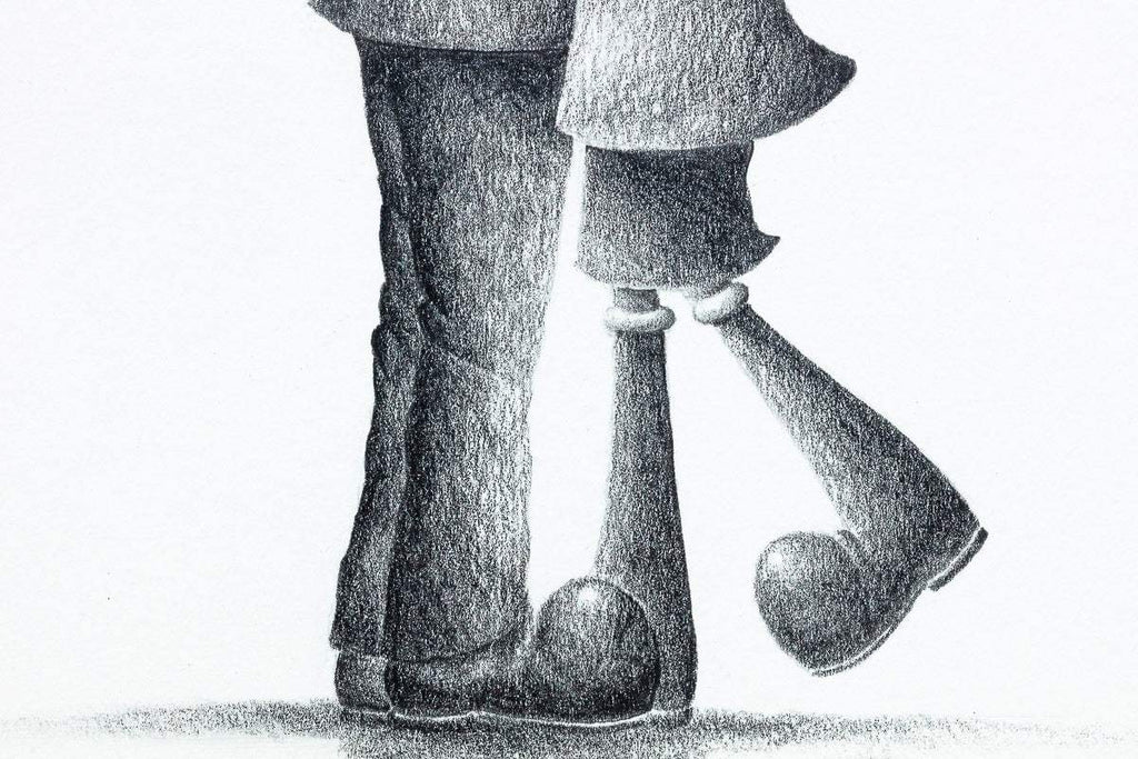 Everyday With You Is A Gift - Original Sketch - SOLD by artist David Renshaw - Wyecliffe Galleries