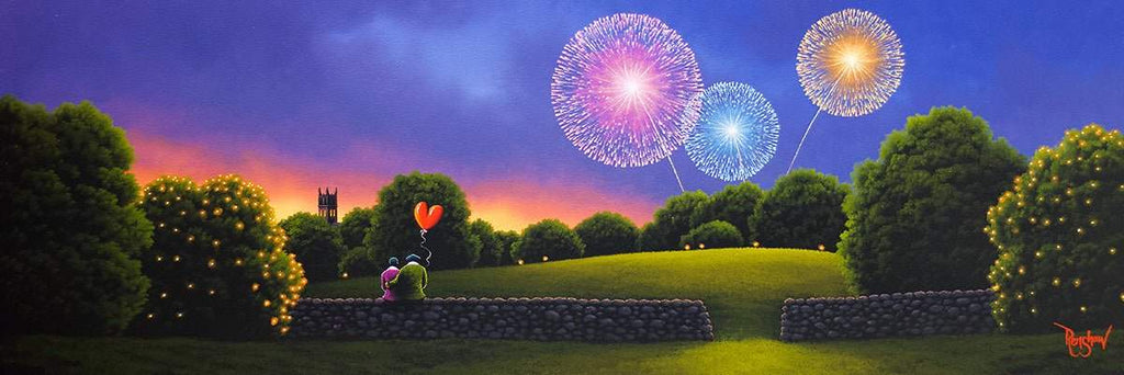 Exploding Colours And Infinite Wonder - Original - SOLD by artist David Renshaw - Wyecliffe Galleries