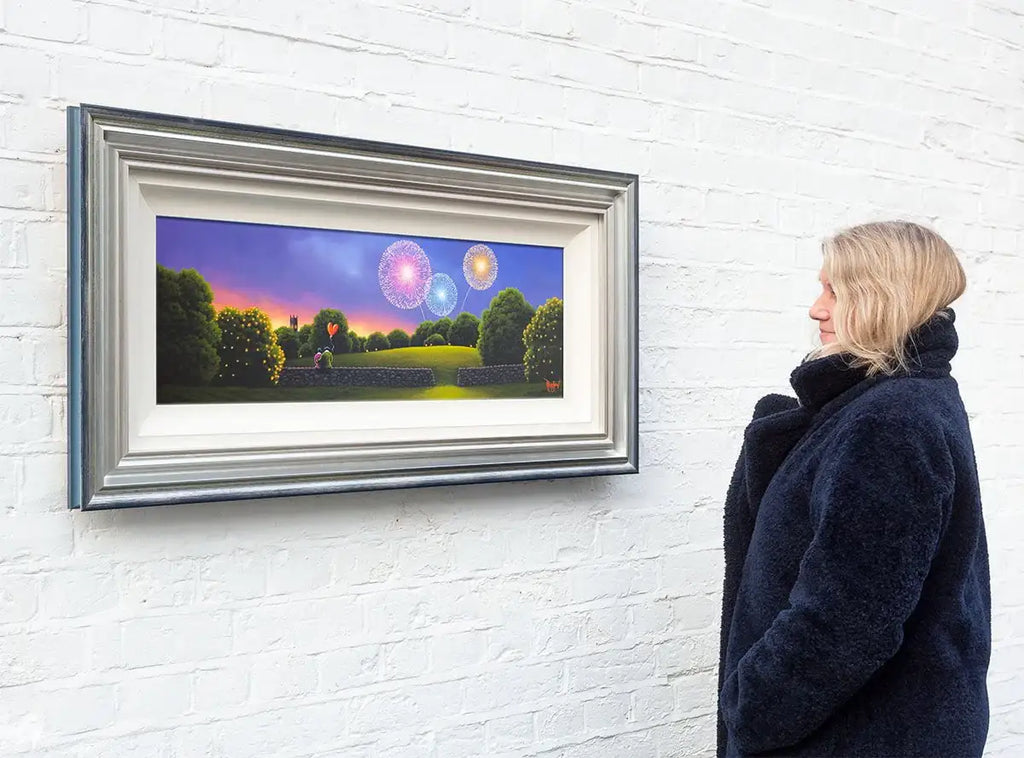 Exploding Colours And Infinite Wonder - Original - SOLD by artist David Renshaw - Wyecliffe Galleries