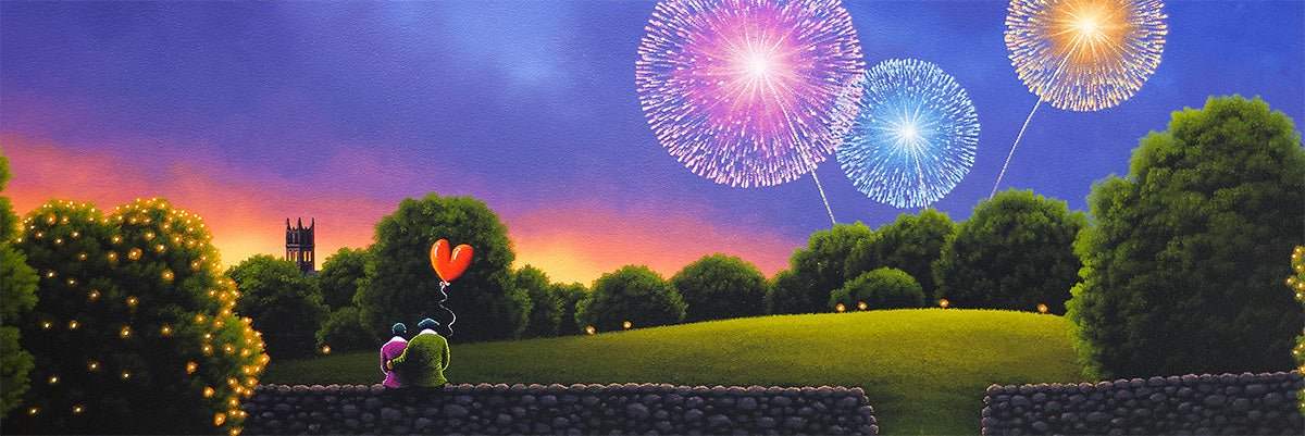 Exploding Colours And Infinite Wonder - Original - SOLD by artist David Renshaw - Wyecliffe Galleries
