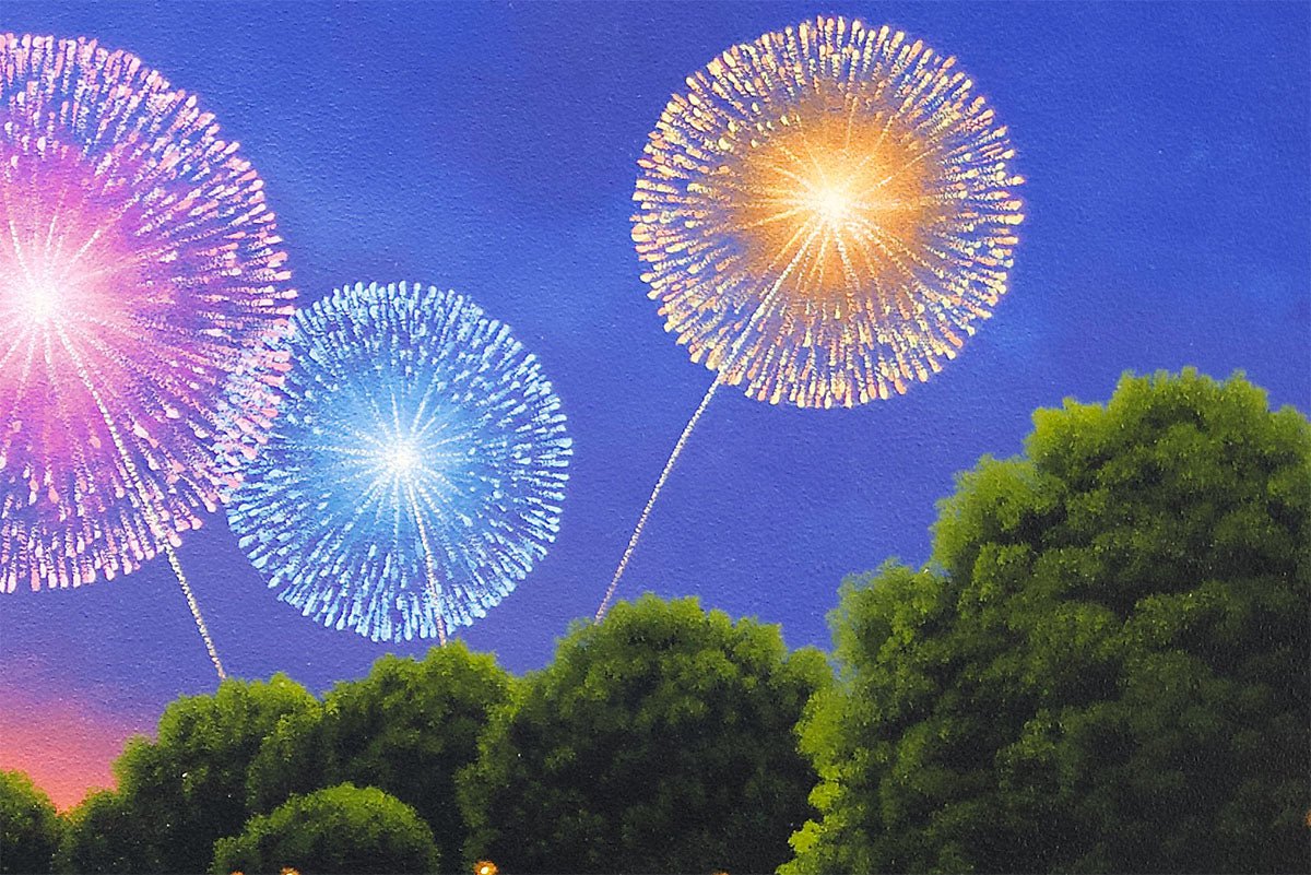 Exploding Colours And Infinite Wonder - Original - SOLD David Renshaw Original