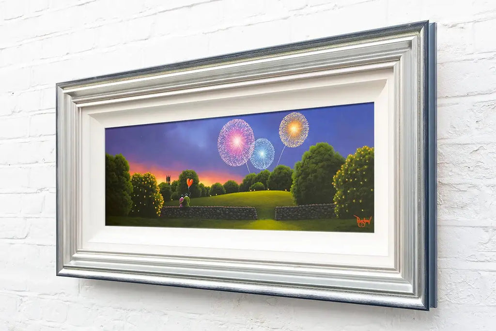 Exploding Colours And Infinite Wonder - Original - SOLD by artist David Renshaw - Wyecliffe Galleries