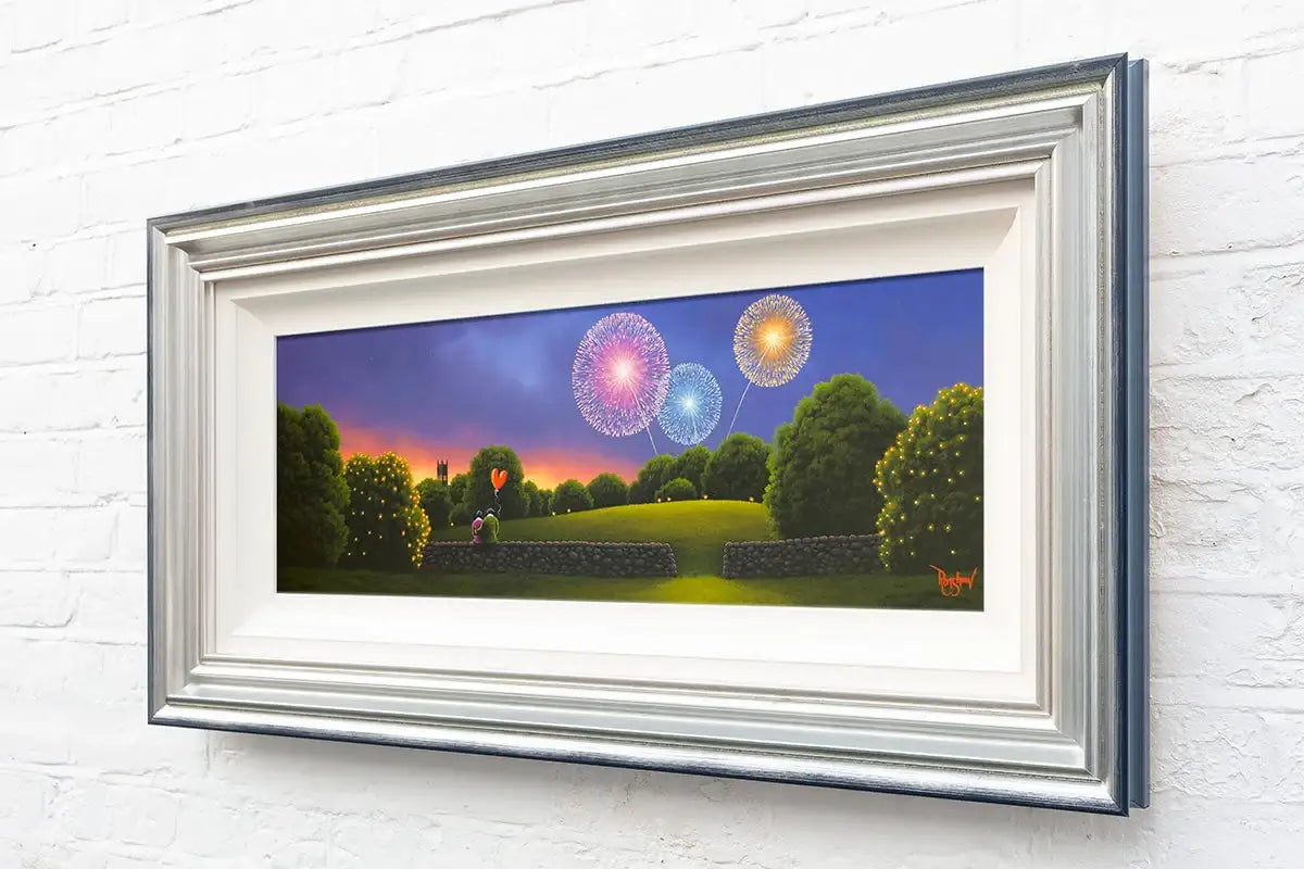 Exploding Colours And Infinite Wonder - Original - SOLD by artist David Renshaw - Wyecliffe Galleries