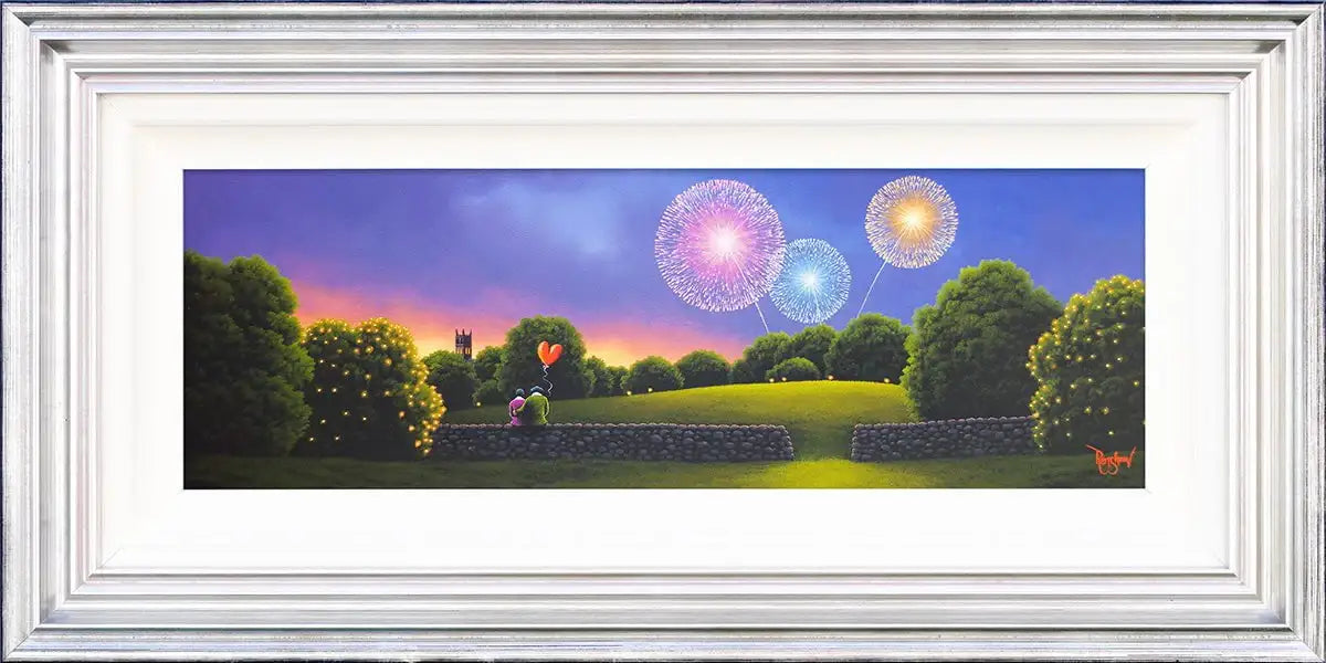 Exploding Colours And Infinite Wonder - Original - SOLD by artist David Renshaw - Wyecliffe Galleries