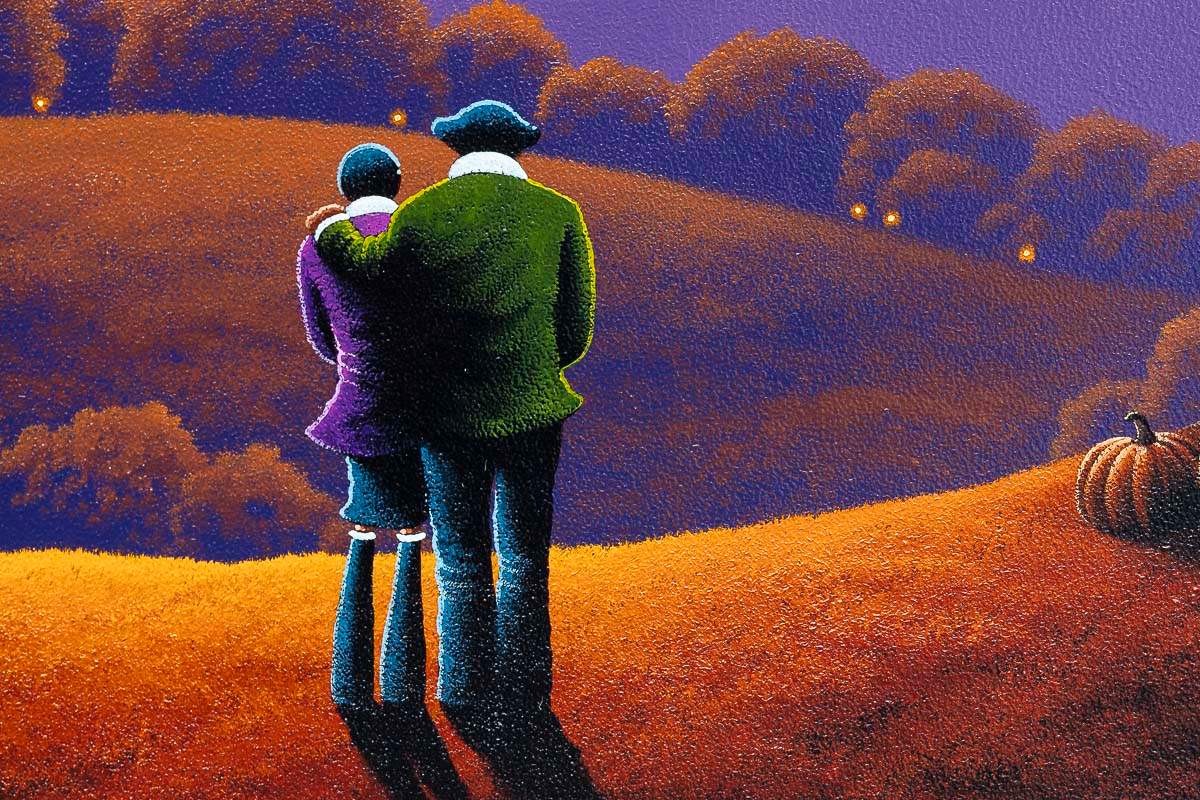Fall Is A Time To Believe - Original by artist David Renshaw - Wyecliffe Galleries